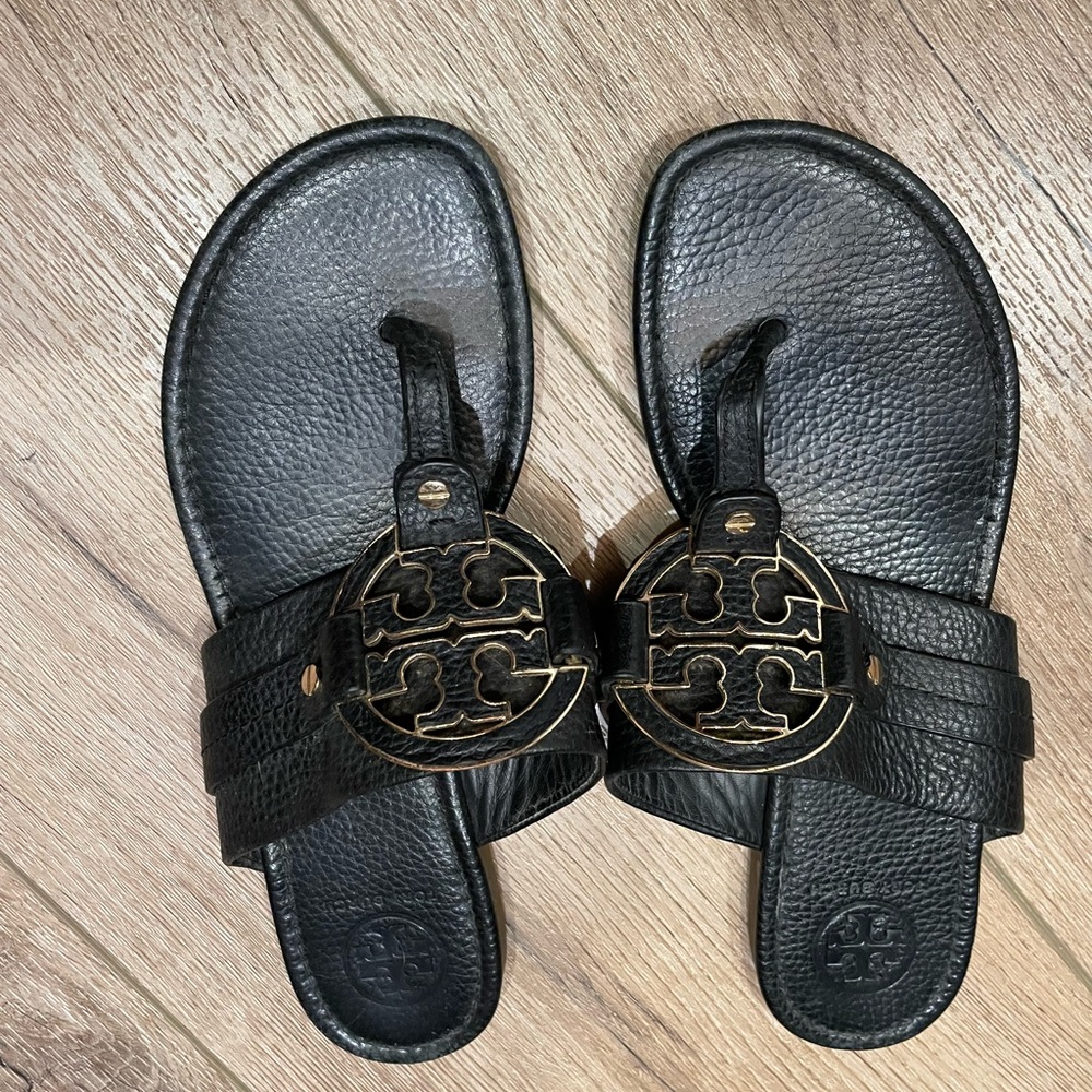 Tory Burch Miller Sandal size 9.5 - Black